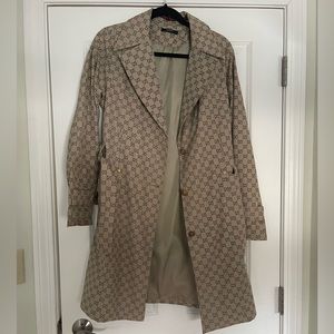 Beautiful print trench coat